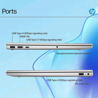 HP 15.6" Laptop, up to 64GB DDR4 RAM, up to 4TB SSD,  Core I5-1235U, 15.6" Touchscreen, Win 11 Pro, Silver