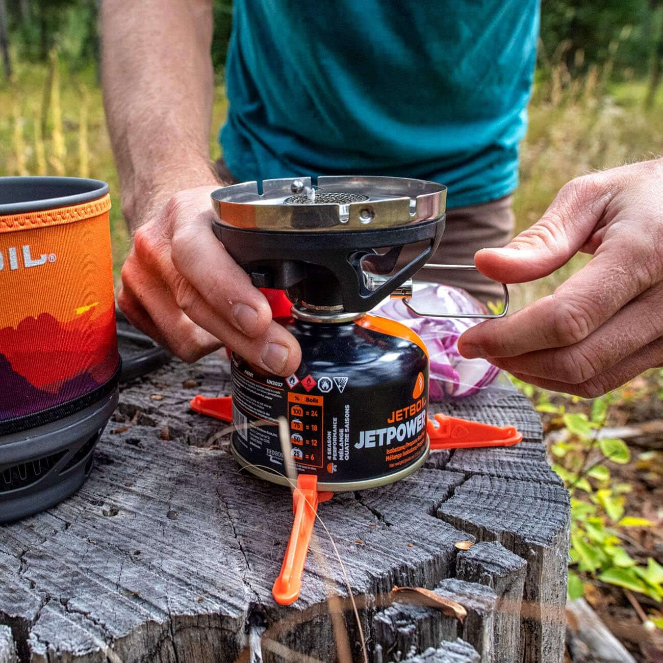 Minimo Camping and Backpacking Stove Cooking System with Adjustable Heat Control