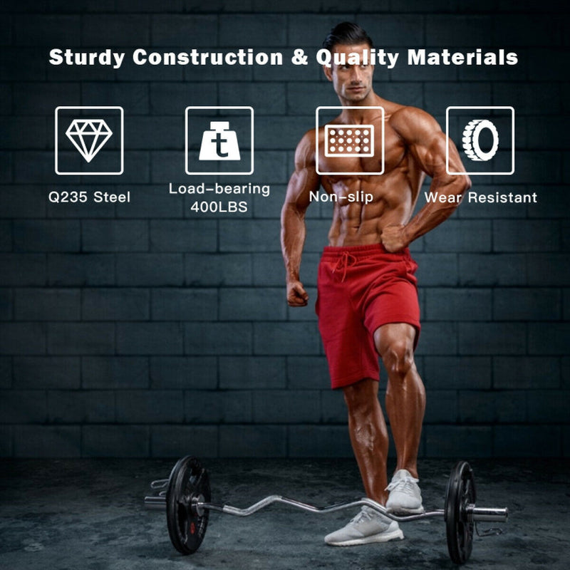 47in Chrome Steel Fitness Bar