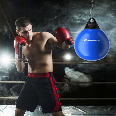 18 Inch 110 Pound Heavy Punching Water Aqua Bag with Adjustable Metal Chain