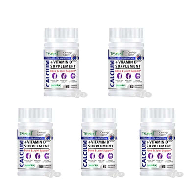 Natural Height Growth Maximizer for Kids, Teens, & Adults Vitamin D & Calcium Increase Peak Height Booster Bone Strength Pills