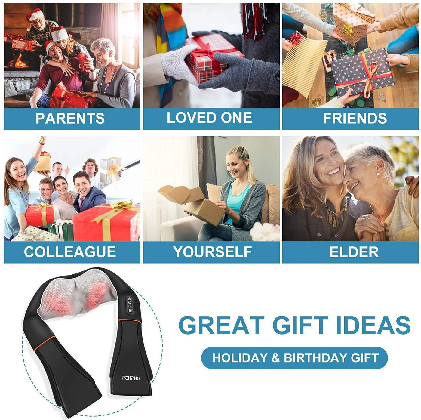 Cordless Shiatsu Neck Massager