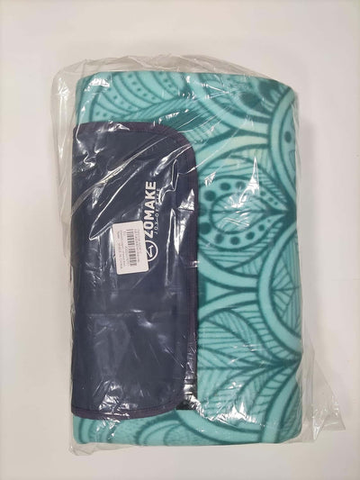 Picnic Blanket - Waterproof, Foldable, Sandproof - 79"X79" Concert, Beach, Yard, Outdoor Grass Blanket - Large (Peacock Blue)