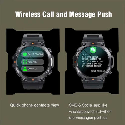 K56Pro Smart Watch for Men Heart Rate Blood Bluetooth Sport 400Mah Long Standby 1.39 Inch 360*360 HD Screen Outdoors Smartwatch