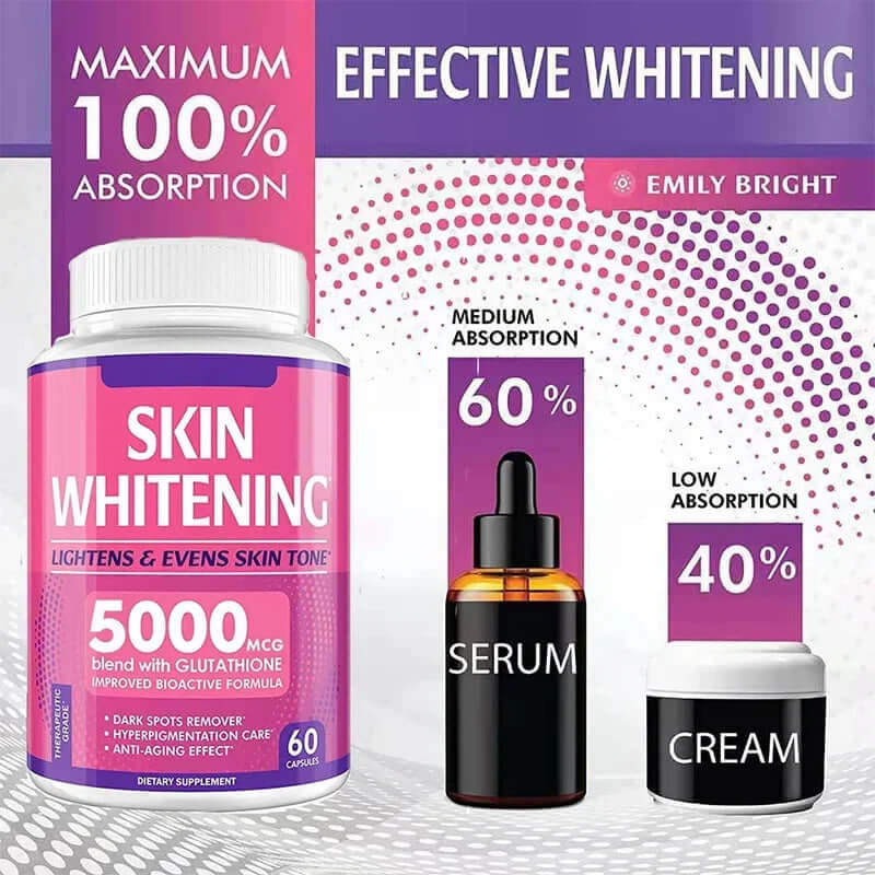 Glutathione Sports Supplement 5,000 Mcg - Skin Hydration, Vegetarianism, Destroying Free Radicals