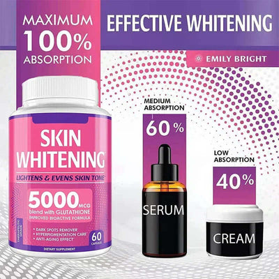 Glutathione Sports Supplement 5,000 Mcg - Skin Hydration, Vegetarianism, Destroying Free Radicals