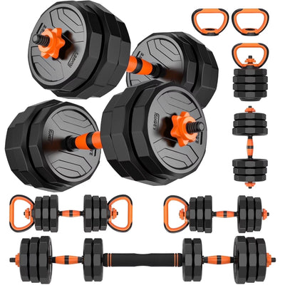 44LB 4-in-1 Dumbbell Set