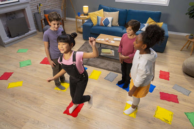 the Floor Is Lava Leaping Game, Recommended for Ages 5+