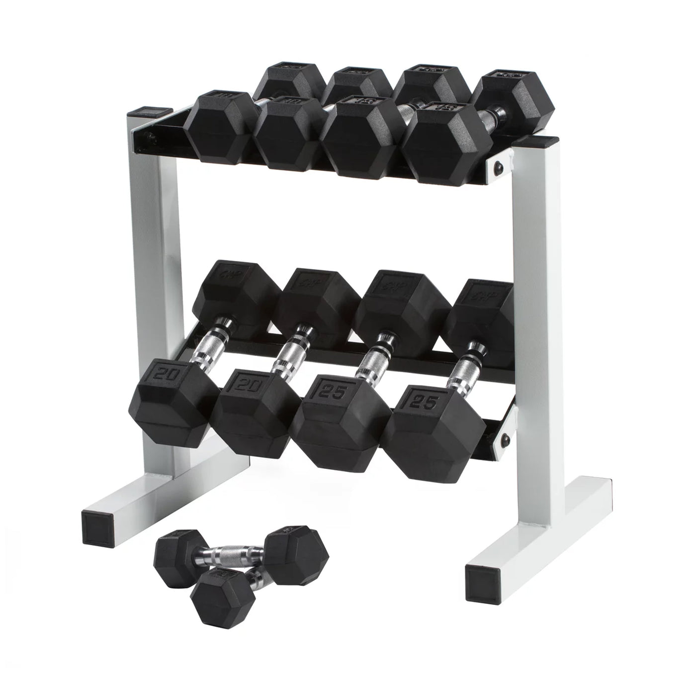 150LB Hex Dumbbell Set