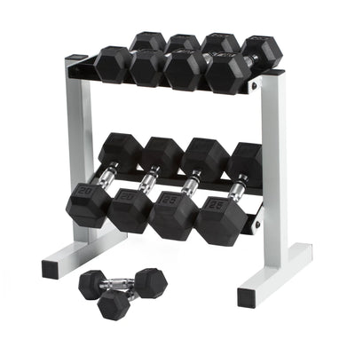 150LB Hex Dumbbell Set