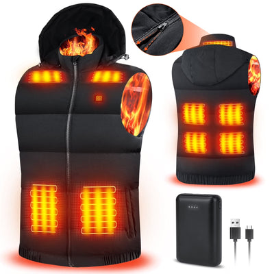 Heated Vest With Hood