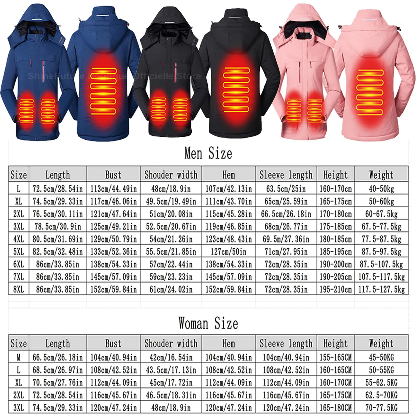 USB Heated Jacket