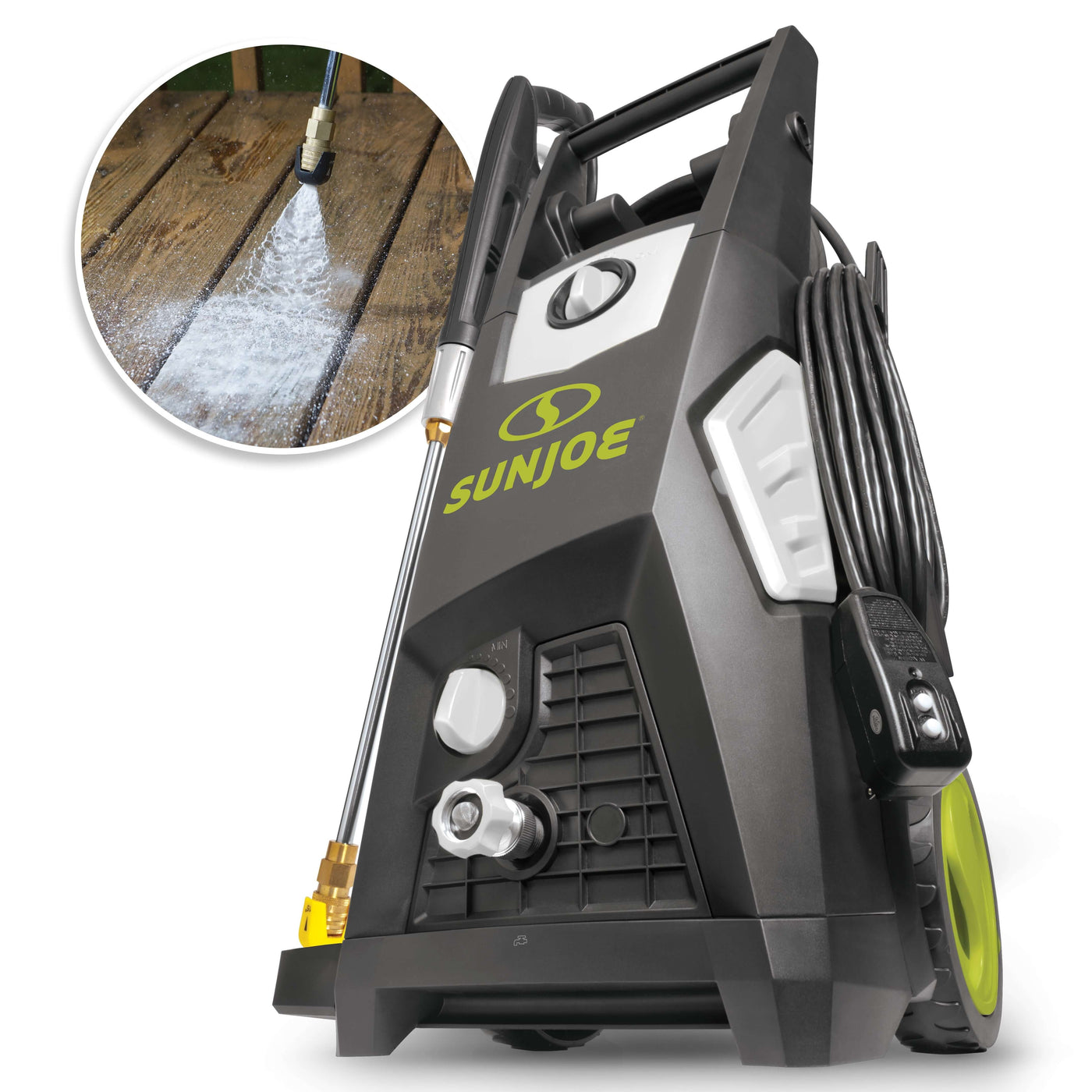 Electric Pressure Washer, 14.9-Amp, Induction Motor, Quick-Connect Tips