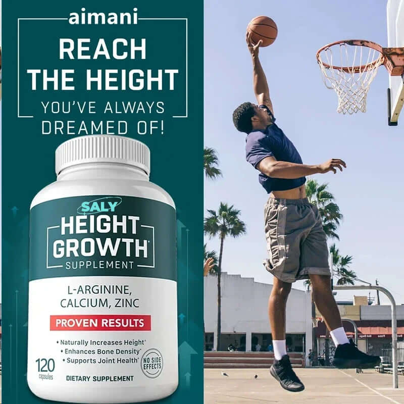 Height Supplements Natural Height Boosters for Healthy Development and Natural Growth of Children and Teens