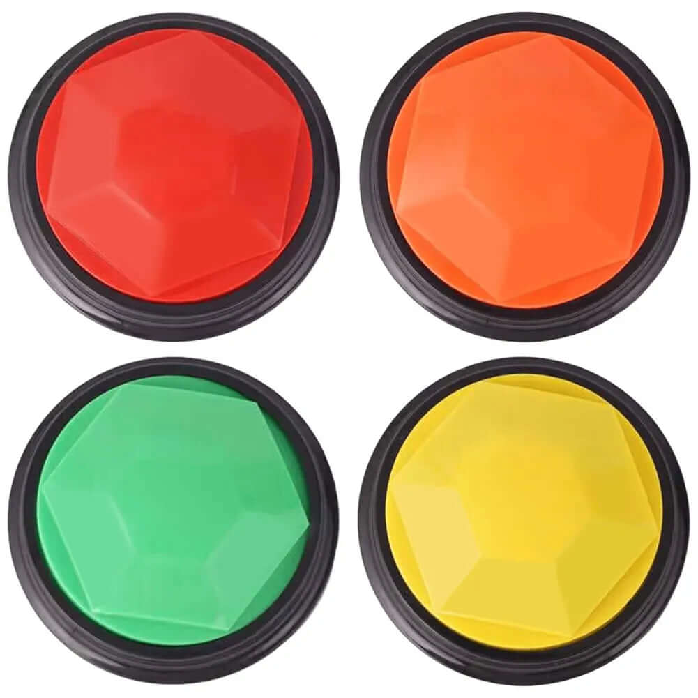 Dog Training Buttons Recordable Pet Interactive Toys Portable Pet Speech Buttons for Pet Communication