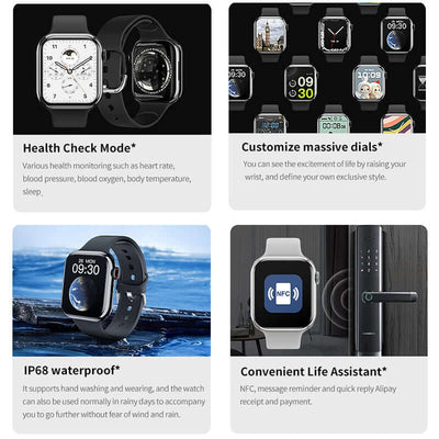 Watch 9 GPS Track Smart Watch Men Woman Heart Rate Body Temperature Bluetooth Call Waterproof Sports Smart Watch for Android Ios