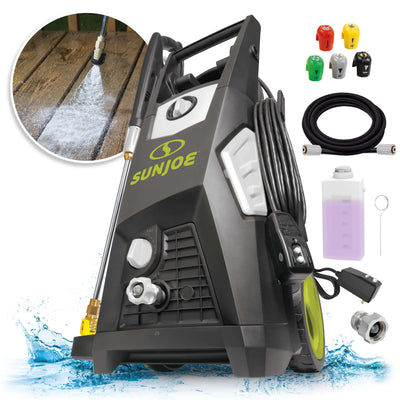 Electric Pressure Washer, 14.9-Amp, Induction Motor, Quick-Connect Tips