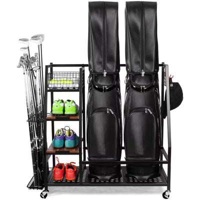 Golf Bag Rack Organizer