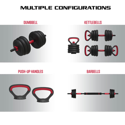 Adjustable Dumbbell Barbell Kettlebell