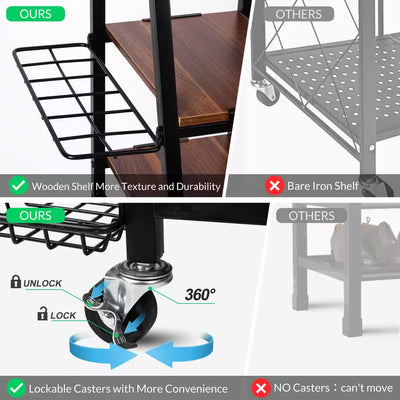 Golf Bag Rack Organizer
