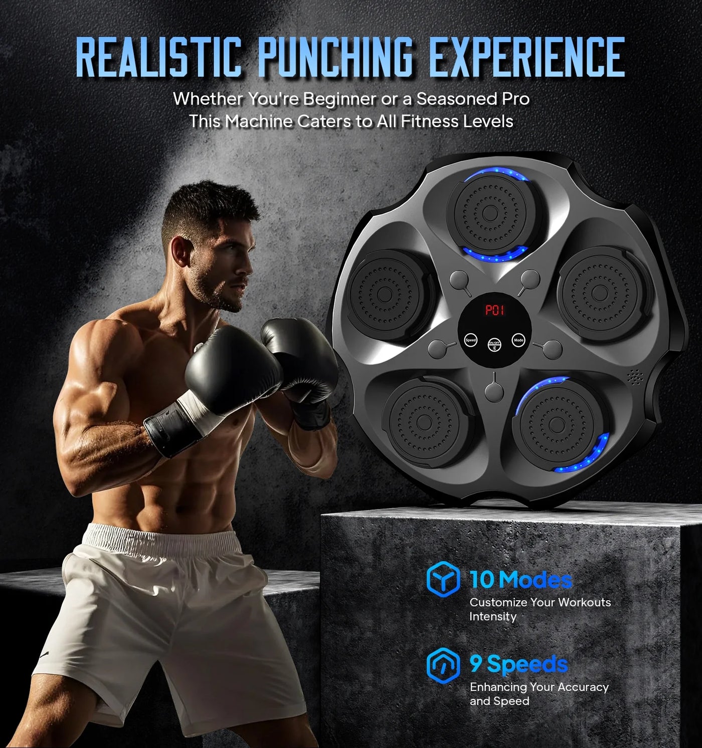 Wall-Mounted Music Boxing Trainer