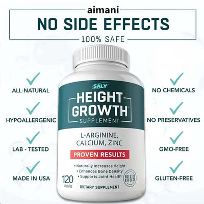 Height Supplements Natural Height Boosters for Healthy Development and Natural Growth of Children and Teens