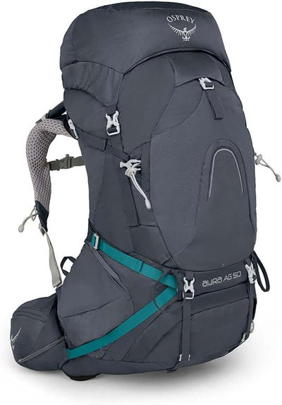 Aura AG 50L Women'S Backpacking Backpack, Vestal Grey, X-Small