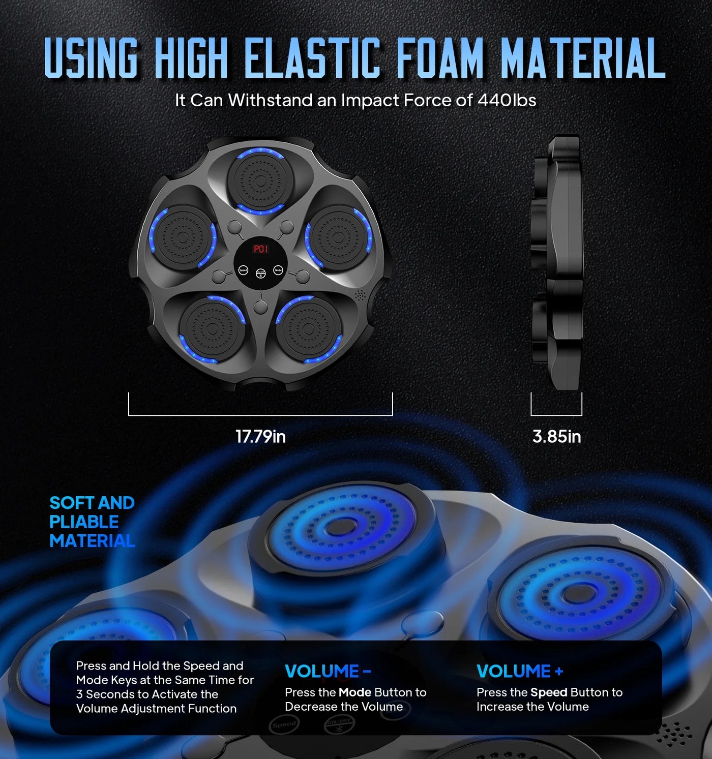 Wall-Mounted Music Boxing Trainer