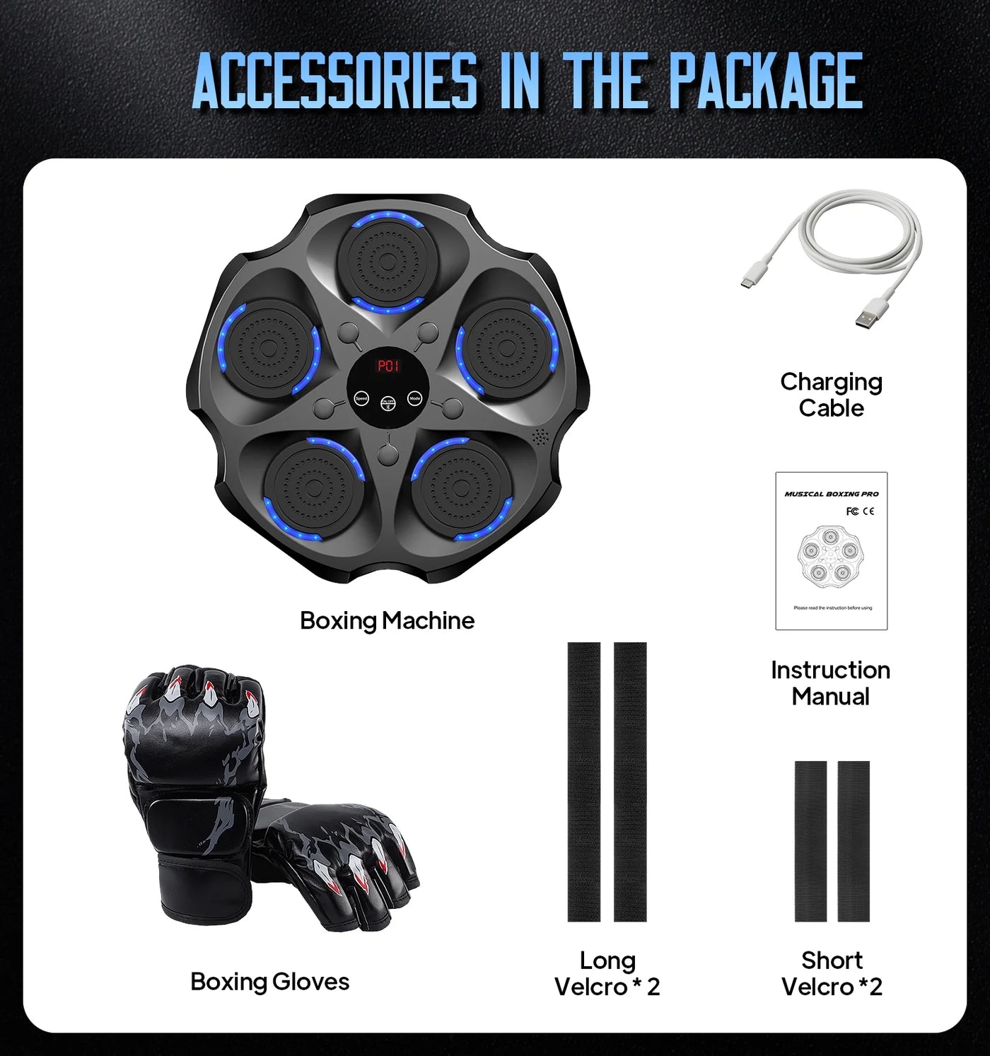 Wall-Mounted Music Boxing Trainer