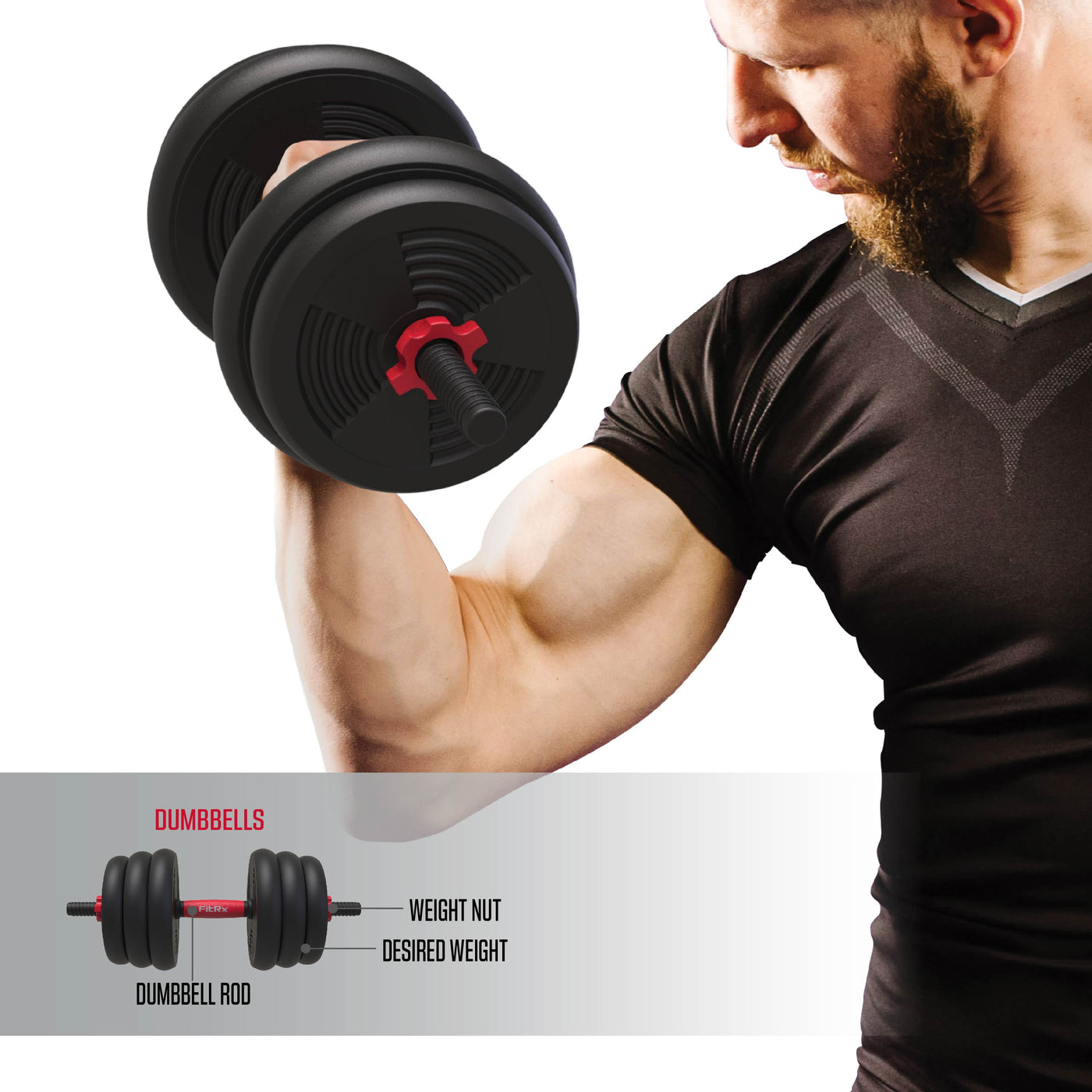 Adjustable Dumbbell Barbell Kettlebell
