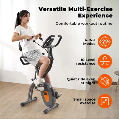 3-in-1 Folding Recumbent Bike