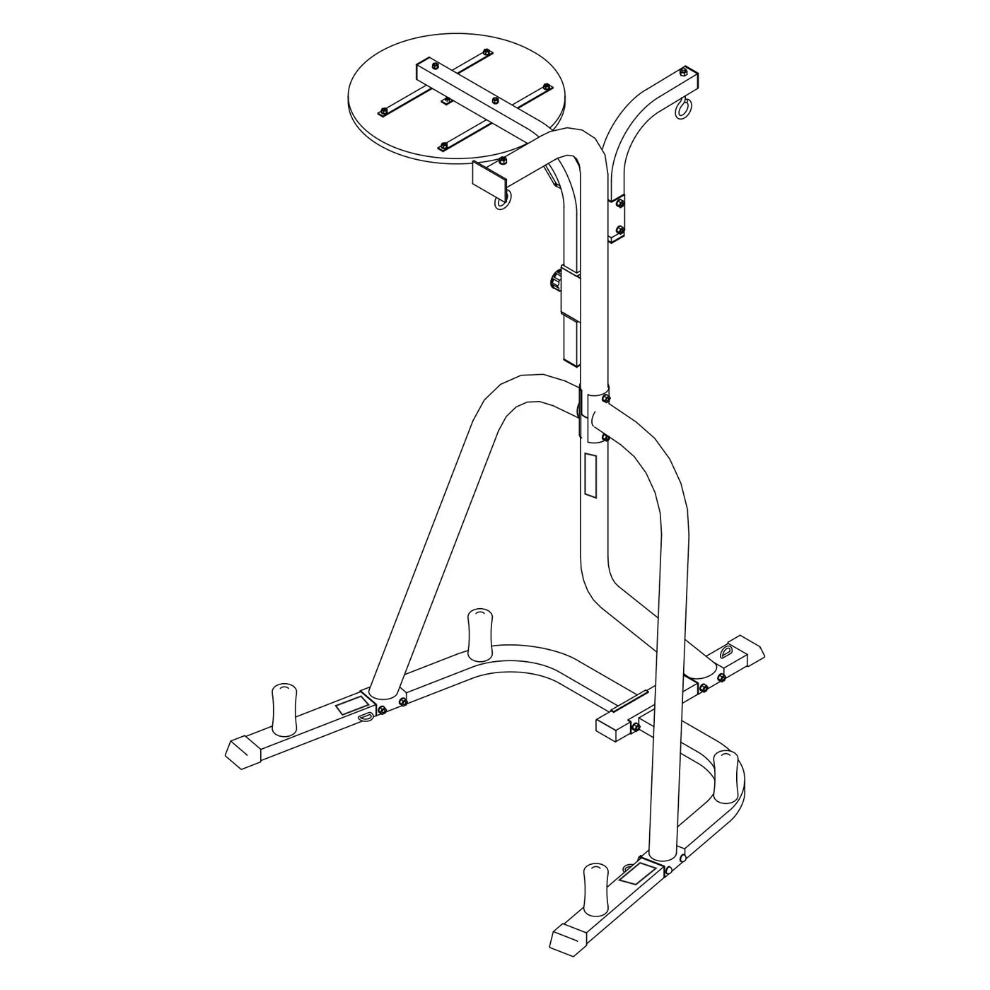 3-Station Heavy Duty Punching Bag Stand
