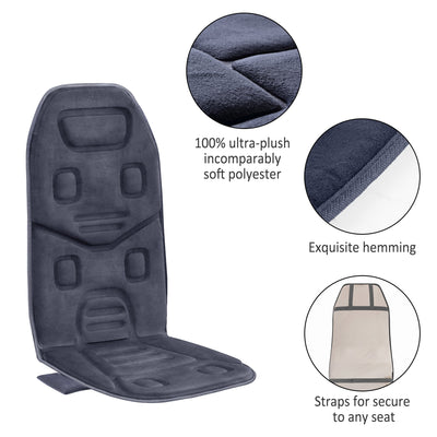 Vibration Back Massager Seat Pad with Heat