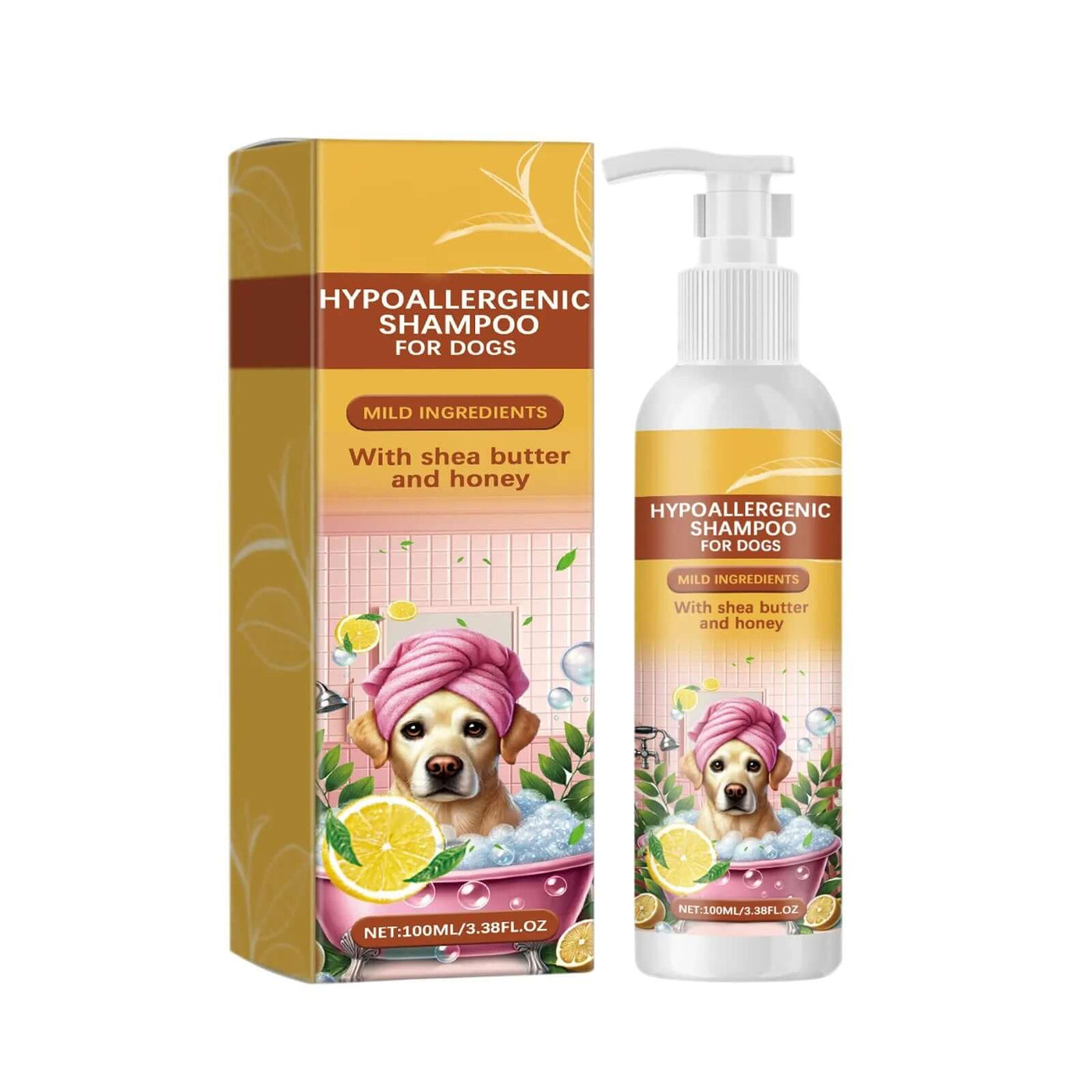 Hypoallergenic Shampoo for Dogs Suitable for All Types of Dogs Gentle and Non Irritating Hypoallergenic Shampoo with No Sulfates