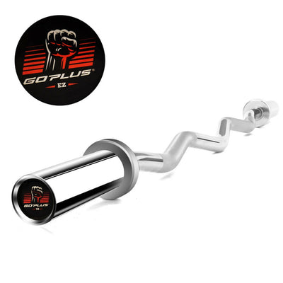 47in Chrome Steel Fitness Bar