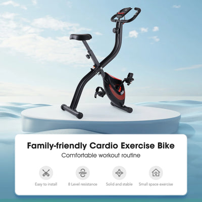 Folding Recumbent Exercise Bike