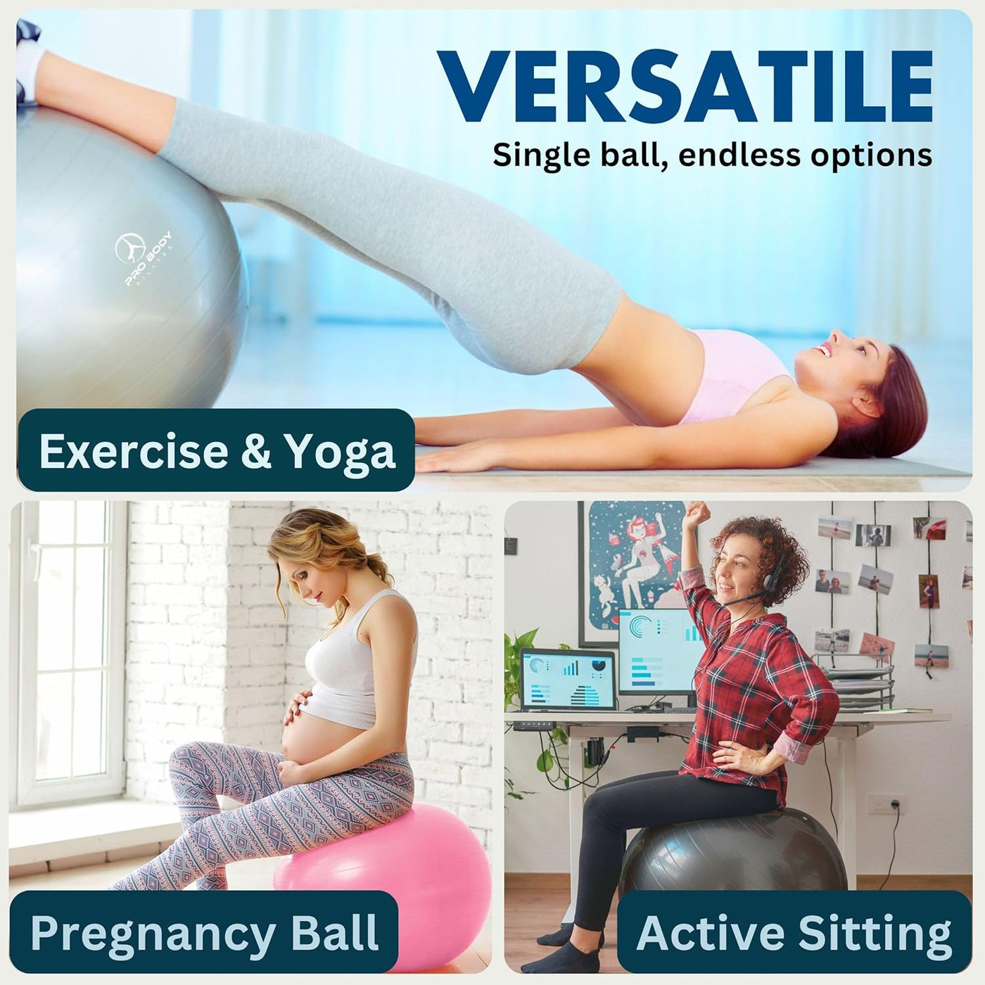 Gym-Grade Exercise Ball