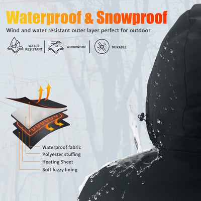 Heated Vest With Hood