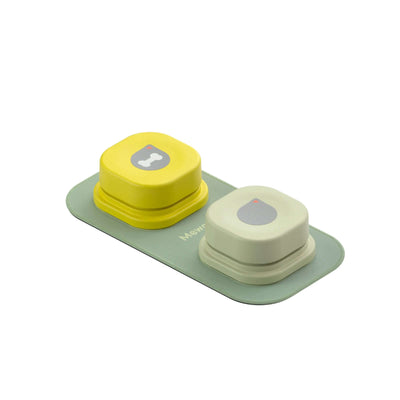 Pet Communication Vocal Training Toy - Dog Button Record Talking Pet Communication Vocal Training Interactive Toy Bell Ringer with Pad and Sticker Easy to Use