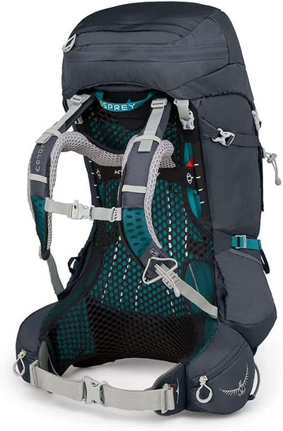 Aura AG 50L Women'S Backpacking Backpack, Vestal Grey, X-Small