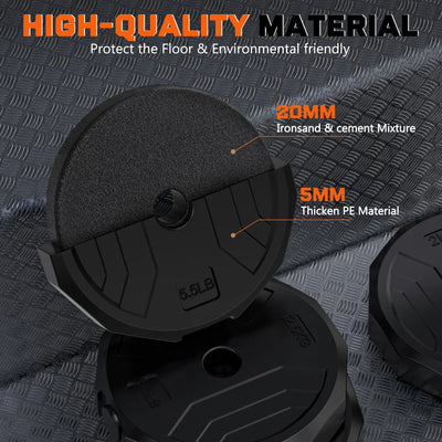 44LB 4-in-1 Dumbbell Set