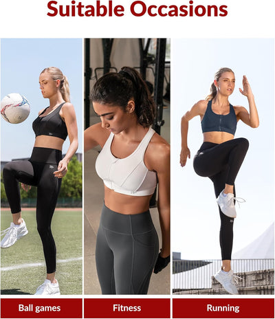 Zip-Front Sports Bra