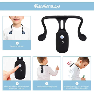 Smart Posture Correction Device Posture Training Device Corrector Adult Child Intelligent Posture Corrector Realtime Monitoring
