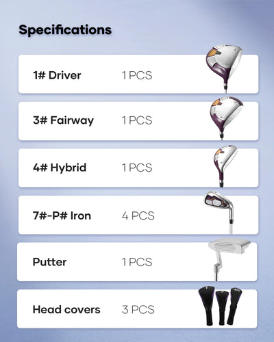 9-Piece Golf Club Set