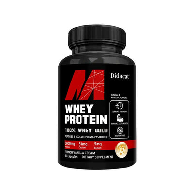 Whey Protein Supplement - Contains 5000Mg of Protein - Supports Recovery, Balanced Muscle Health, Gluten Free