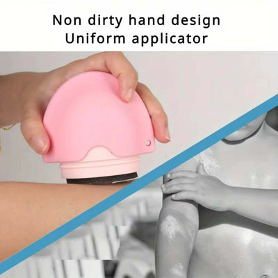 Silicone Suncream Roller Applicator Refillable Oval Isolation Lotion Cream Bottles Stitching Color Cosmetics Tool Travel